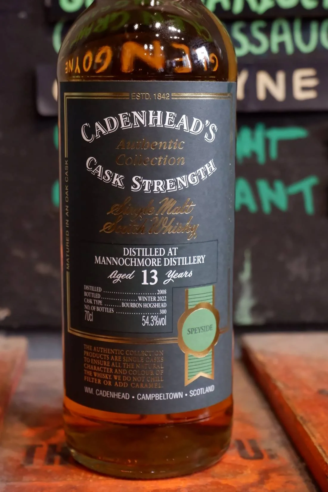 Cadenhead's Mannochmore 13yo 2022 — Dramface